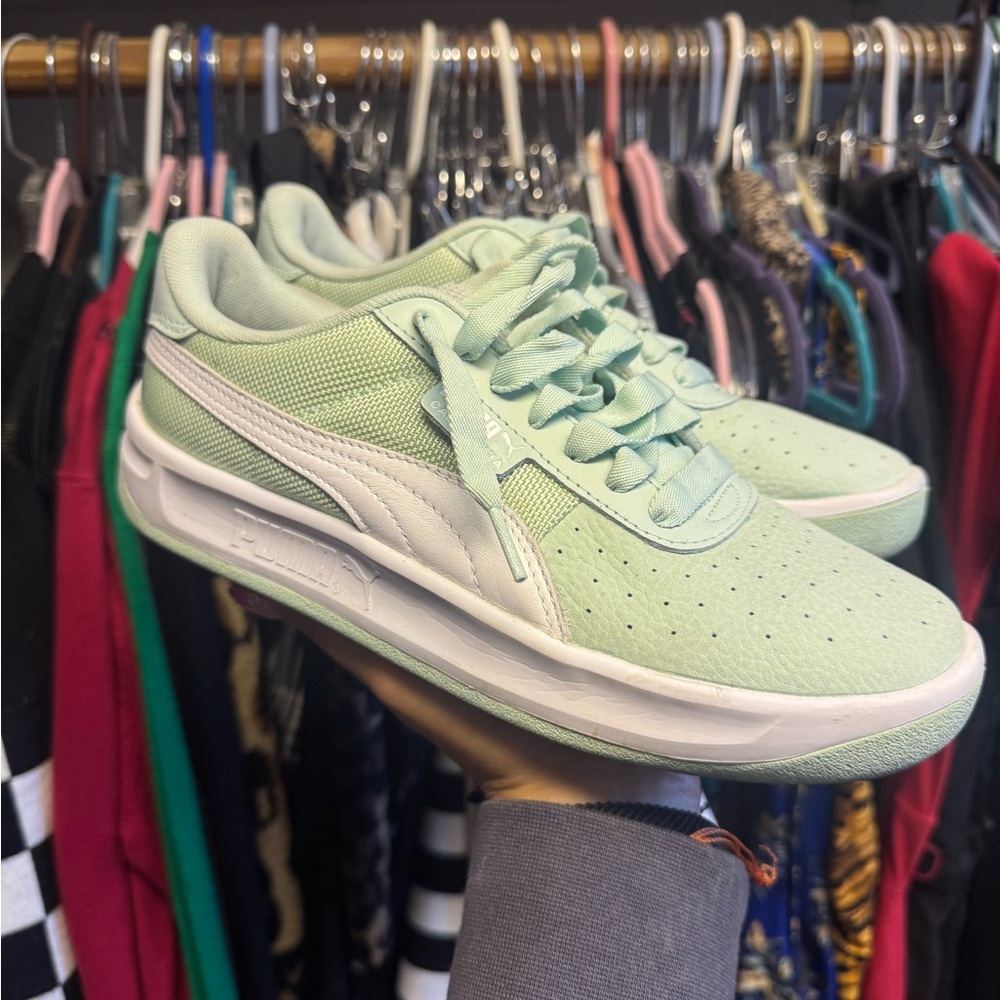 Puma Women's Mint Green Sneakers